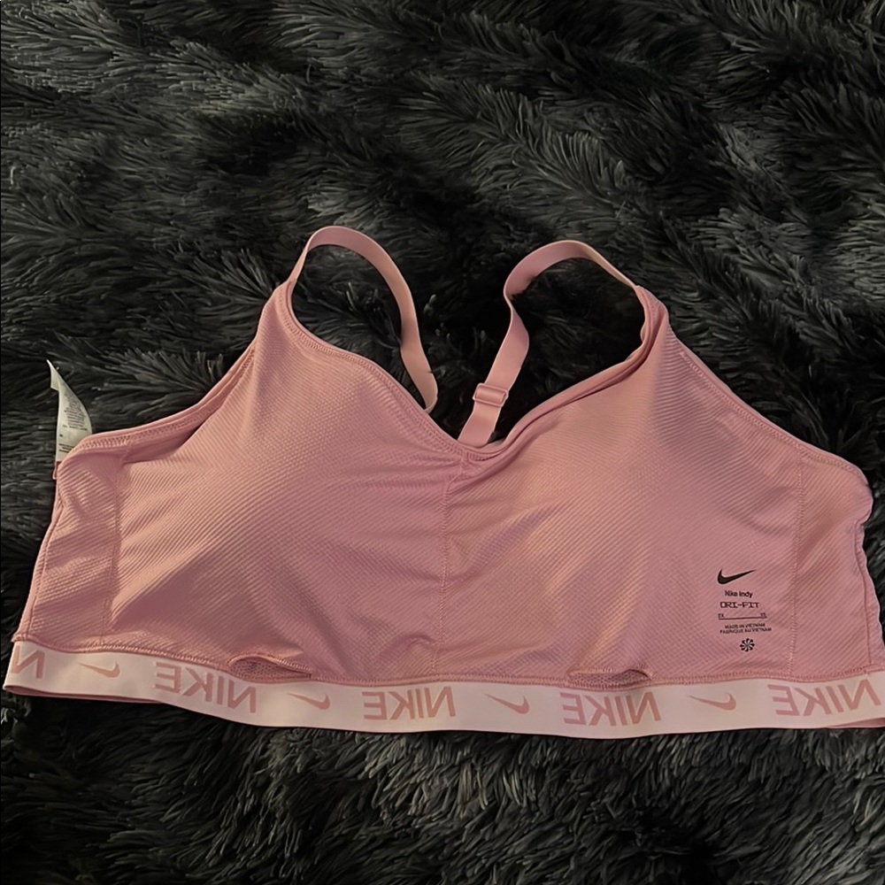 Nike Pink Padded Sports Bra